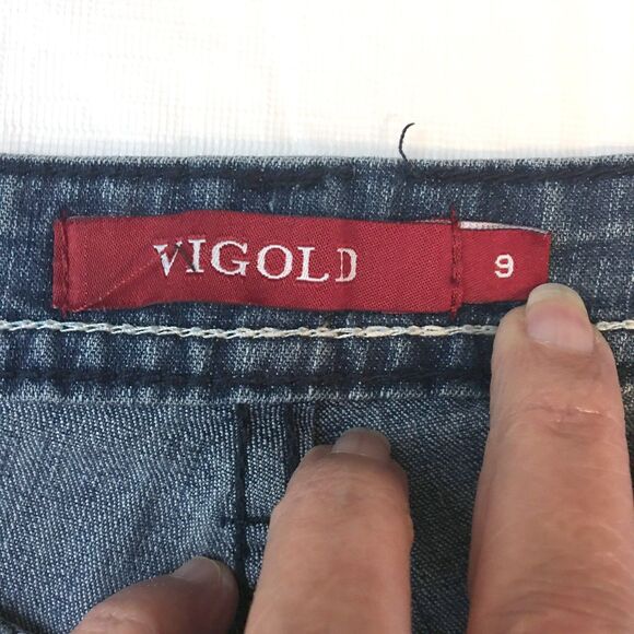 VIGOLD Low-Rise MEDIUM-Wash Bootcut Women's Jeans, Size 9 - Picture 4 of 9